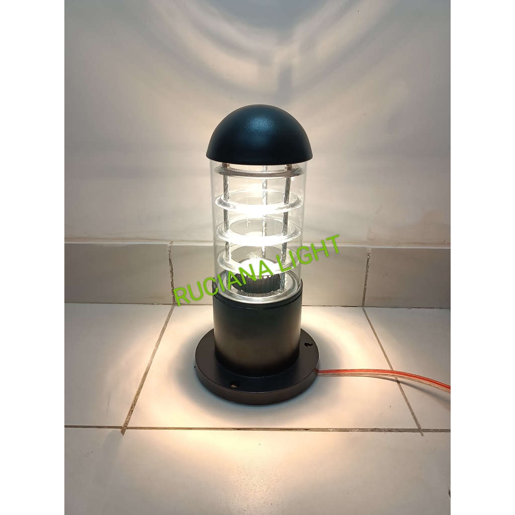 Lampu Pilar Bulat Outdoor / Lampu Pagar / Lampu Hias Minimalis