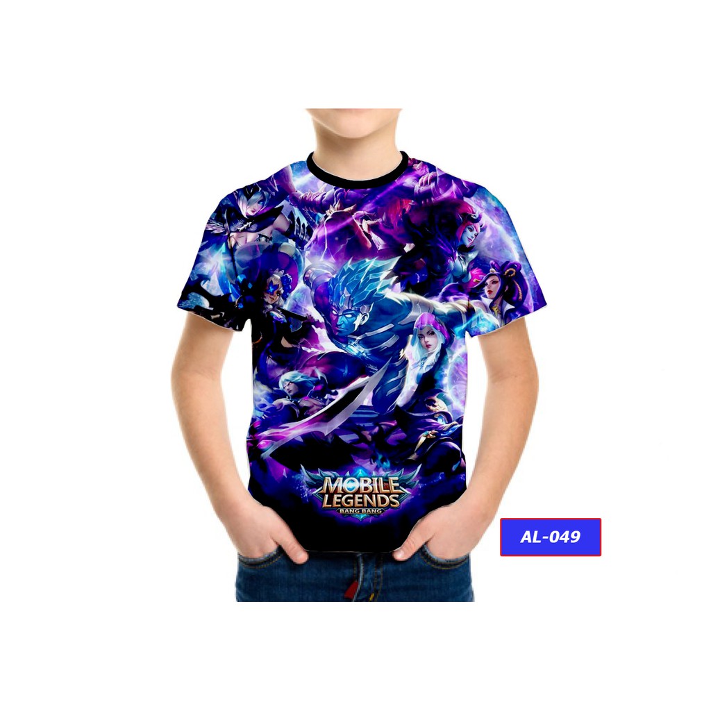 Kaos Mobile Legends 3D Kaos Kartun Lucu Murah AL 49 Shopee Indonesia