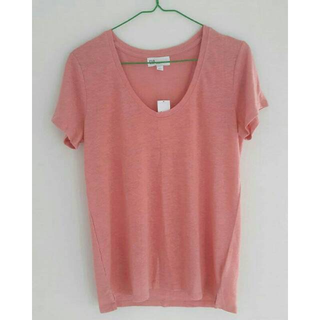 Baju branded Gap short sleeve tshirt in linen