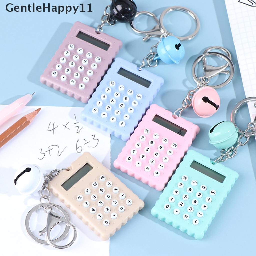 Gentlehappy Kalkulator Mini Portable 8digis Display Kalkulator Ultra-Tipis Perlengkapan Sekolah