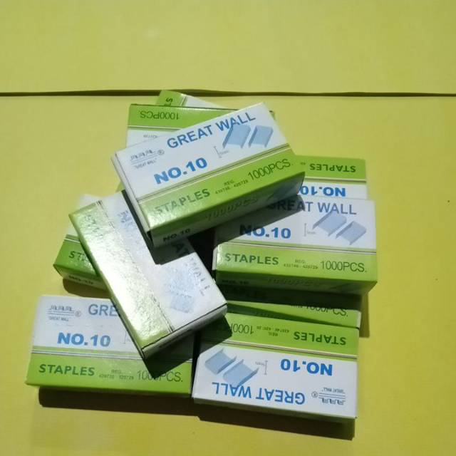 

Isi Staples Great Wall Isi 10 Pcs