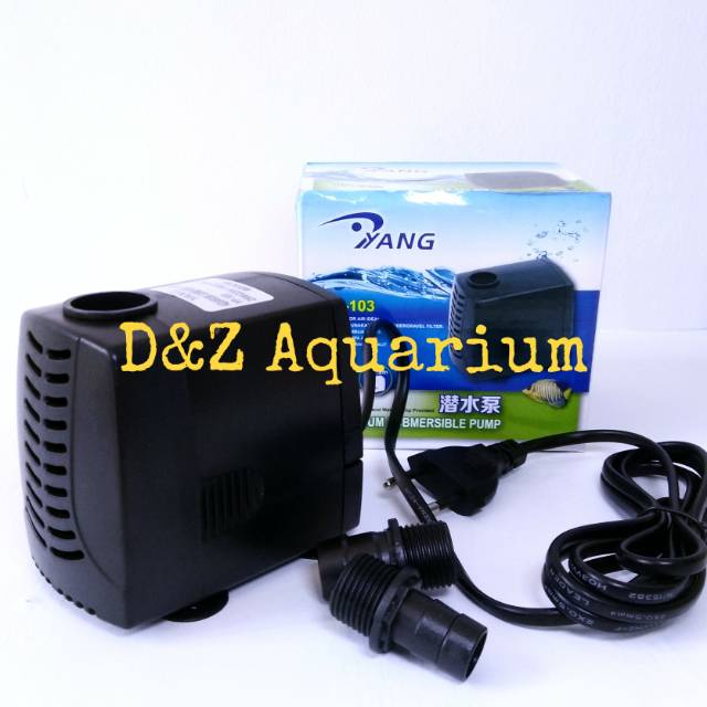 Pompa Aquarium Yang Yp 103 Mesin Celup Cocok Untuk Kolam