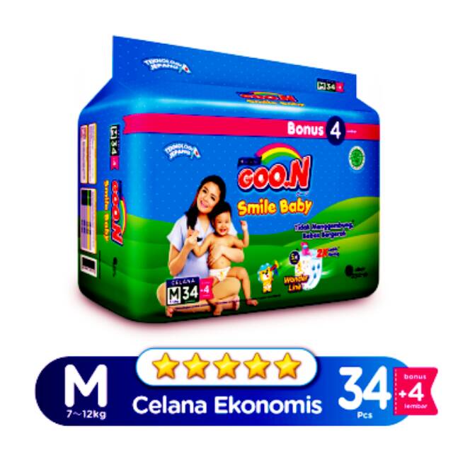 Promo Goon smile baby M 34+4