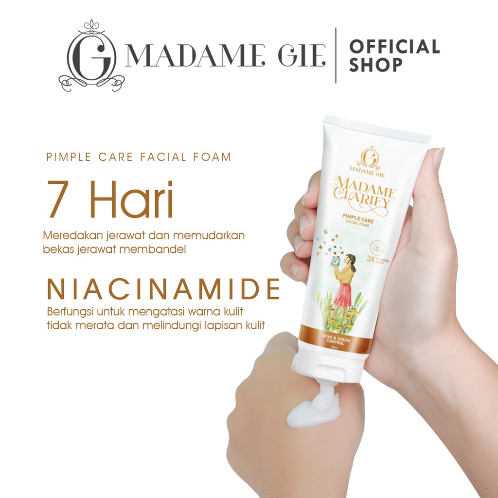 Madame Gie Madame Clarify Facial Foam - Skin Care Pembersih Wajah