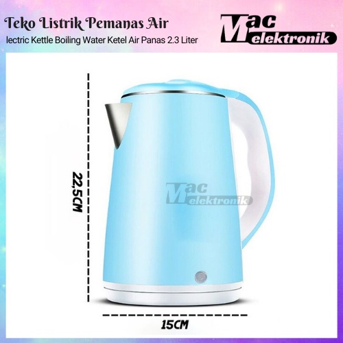 TEKO LISTRIK PEMANAS AIR / KETTLE LISTRIK/ PEMANAS AIR ELEKTRIK 2.3 LITER TYPE F-723