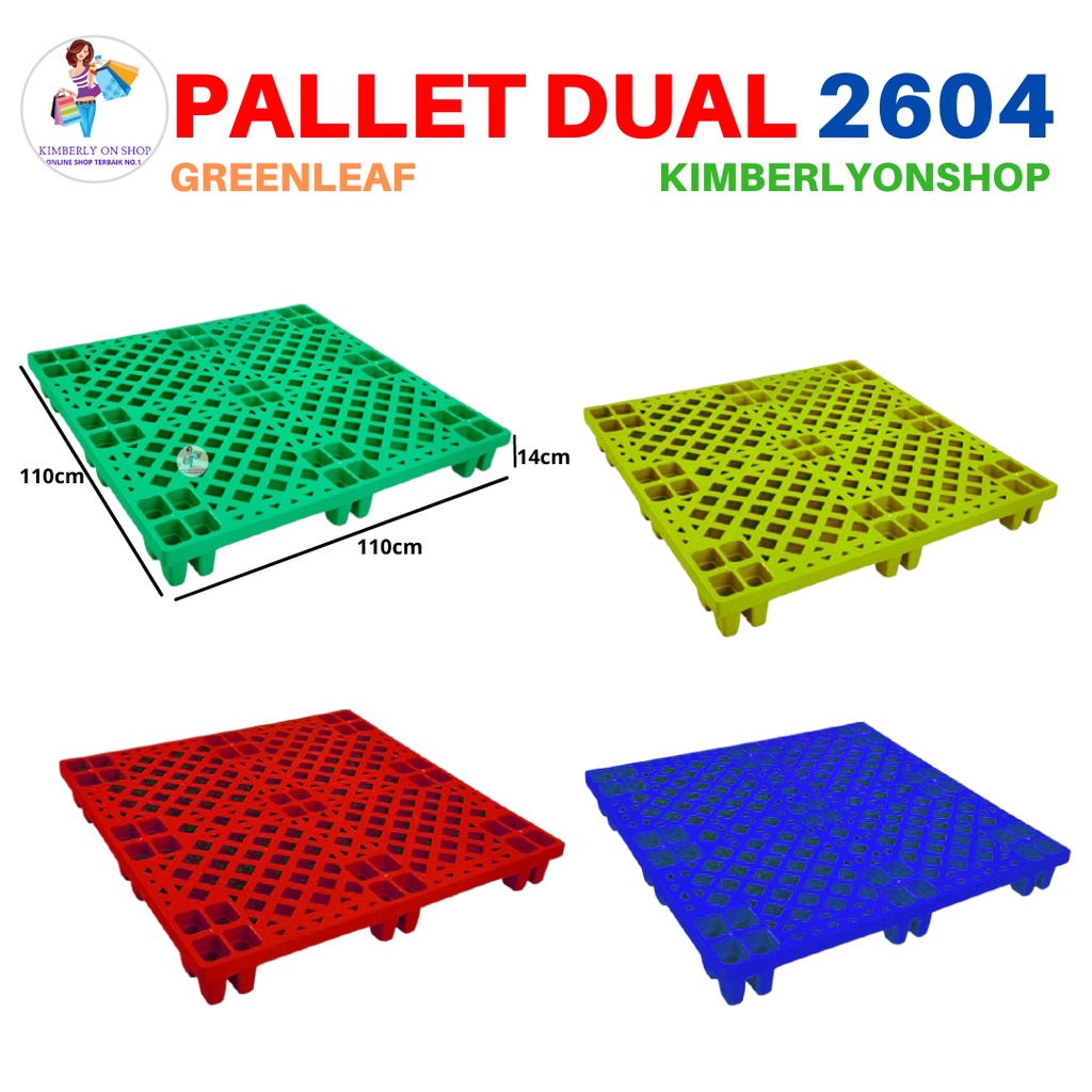 Pallet Dual Industri 2604 Green Leaf