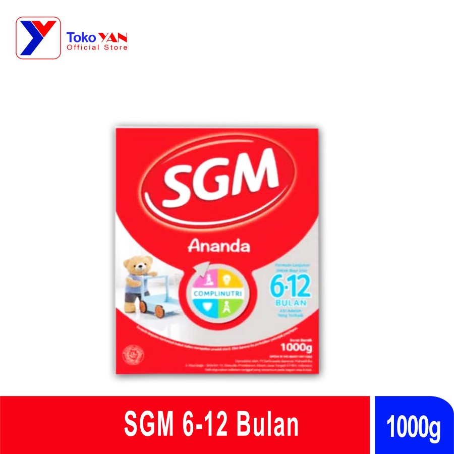 

SGM Ananda Complinutri 6-12 Bulan 1000gr