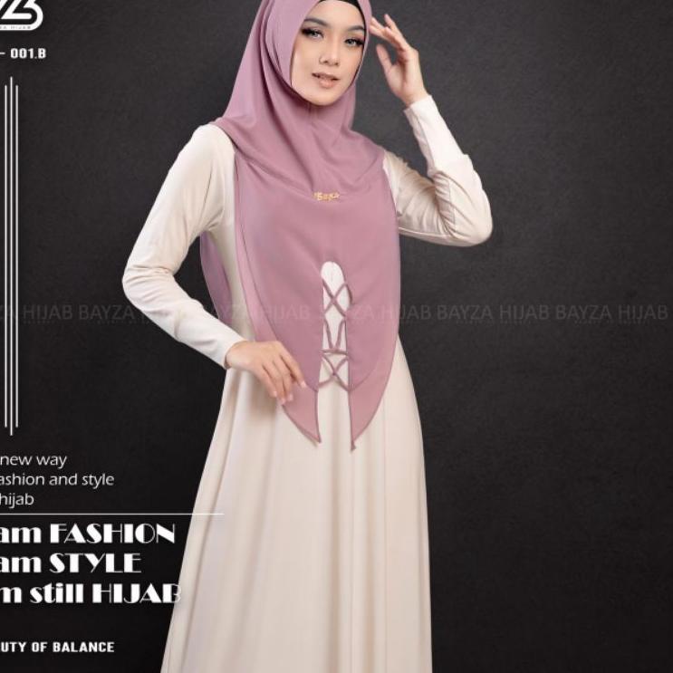 Terbaru.. Hijab Instan BZ-001 Original Bayza Hijab