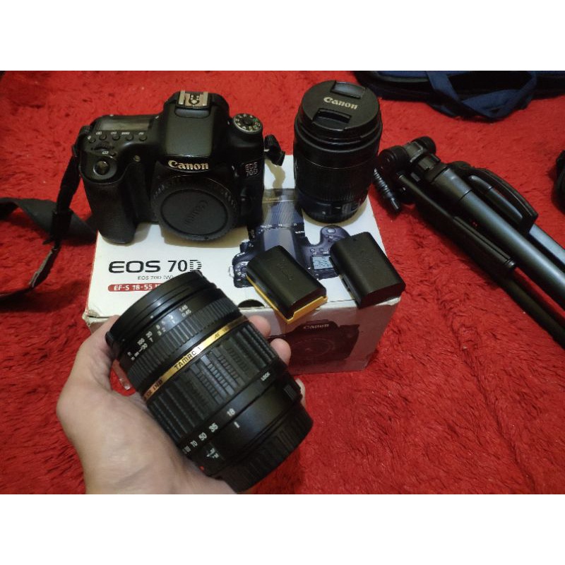 Canon 70d dua lensa