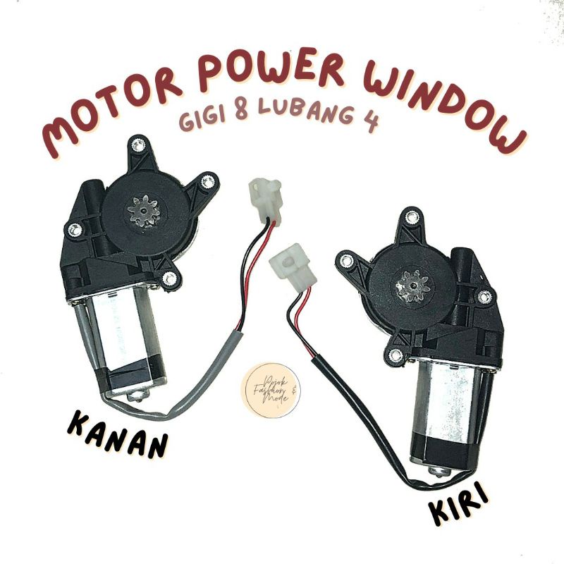 Motor Power Window Gigi 8 Lubang 4