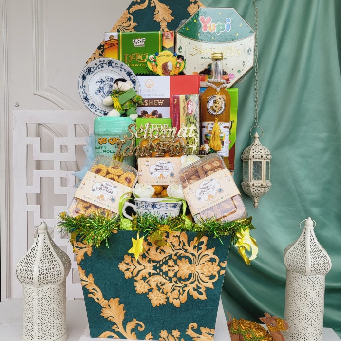 

Paket box hampers lebaran parcel idul fitri ramadhan kue kering 59