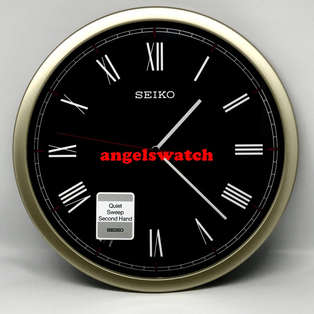 angelswatch jam dinding seiko original qxa476 jalan halus qxa476 sweep movement