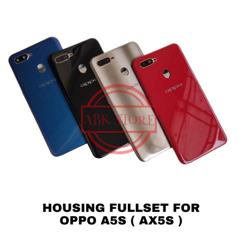BACK CASING KESING HOUSING FULLSET OPPO A5S ( AX5S )