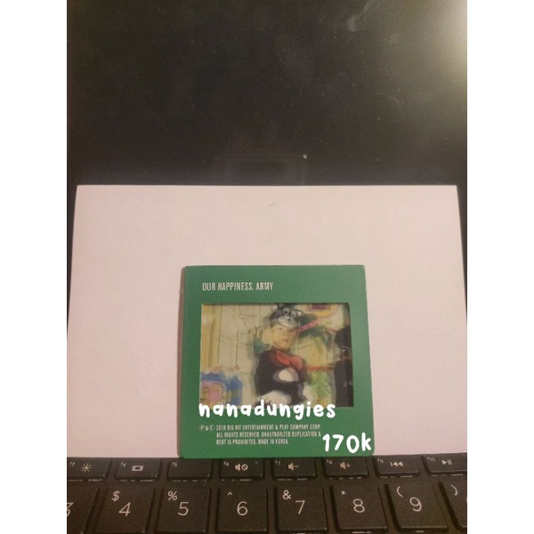 BTS Suga Yoongi Baby Photo card Seasons Greetings 2019 sg19