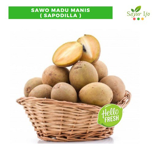 

Sawo Madu Manis 450 - 500 Gram / Pack Fresh Buah Segar Murah Sapodilla