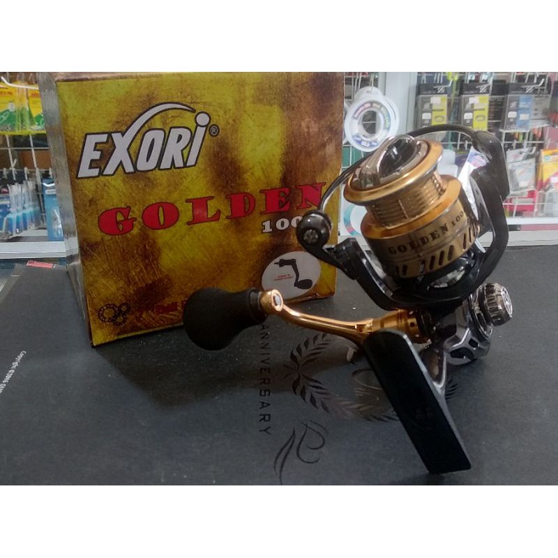 REEL SPINNING POWER HANDLE EXORI GOLDEN 1000