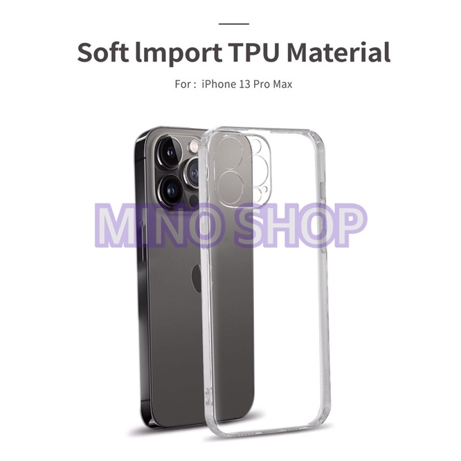 SOFTCASE TRANSPARAN IPHONE 13 PRO MAX PREMIUM CLEAR SOFT CASE