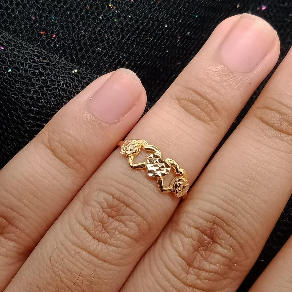 Cincin Anak Emas 17K - 0.95 Gr Kadar 750 - 5038