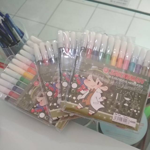 

Spidol 12 warna snowman