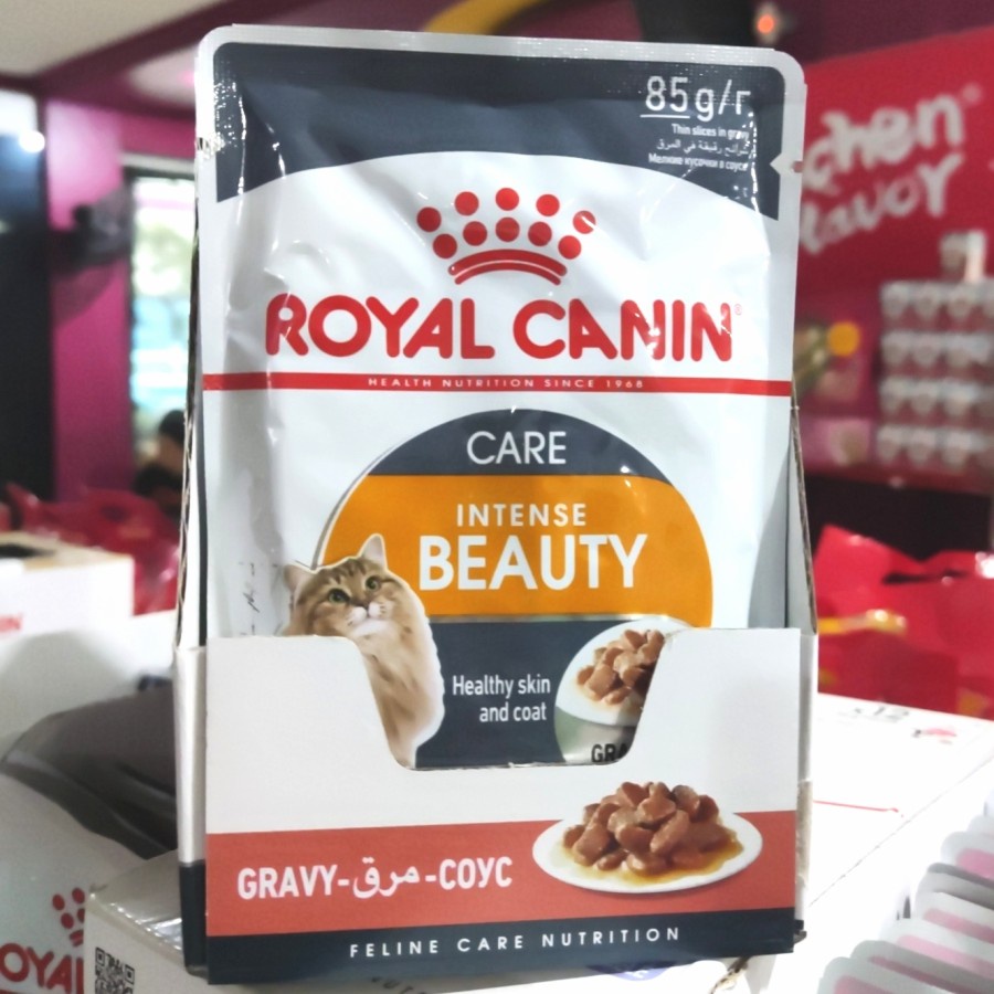 ROYAL CANIN POUCH INTENSE BEAUTY GRAVY / RC SACHET BEAUTY CARE GRAVY
