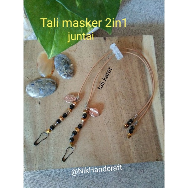 Strap masker kalung masker hijab 2in1 / tali pengait masker hijab