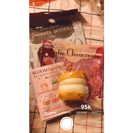 ibloom mini sweet series squishy + 3pack crispack