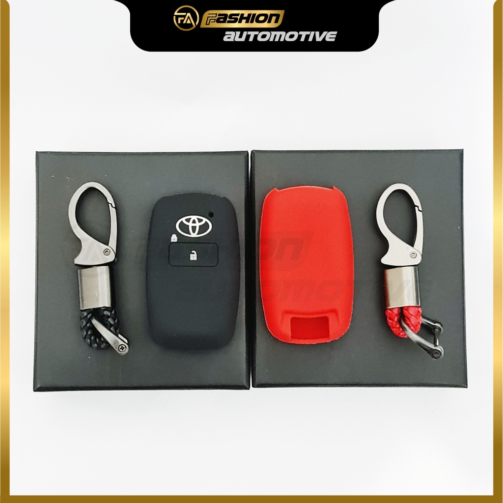 Silicone Kunci Mobil Toyota Raize + Gantungan Kunci
