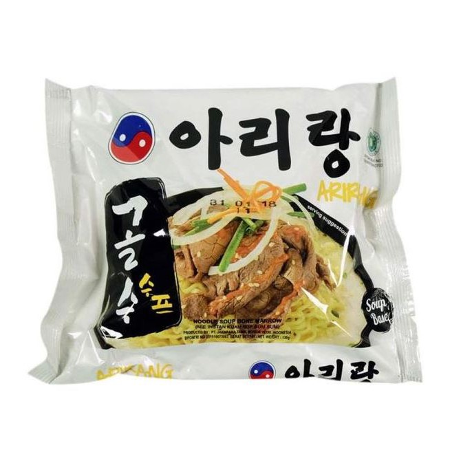 [HALAL] Arirang Noodle Soup Bone Marrow 130gr Mie Korea HALAL