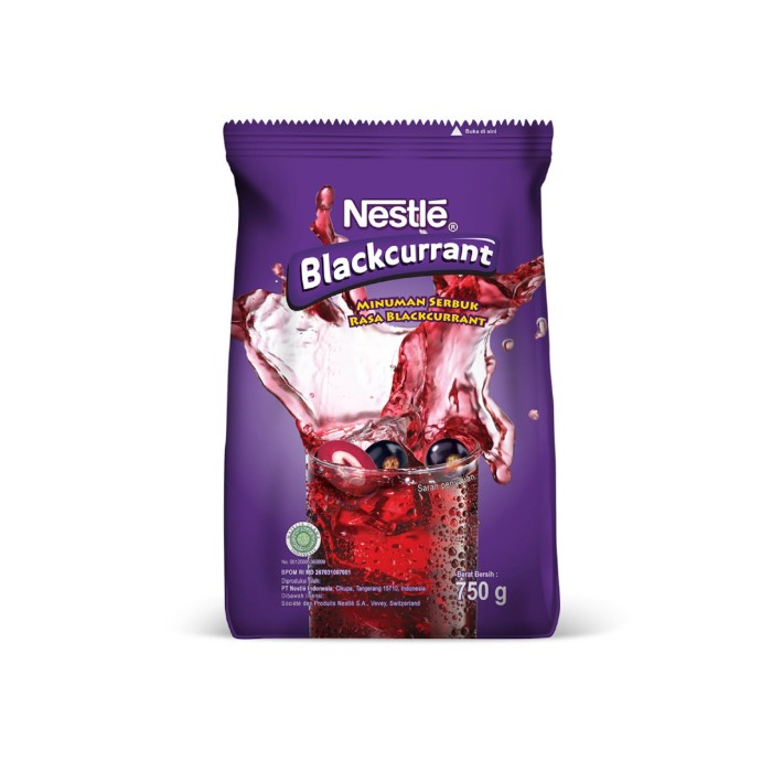 

Ge02G Nestlé - Nestle Blackcurrant 750Gr Ds5G