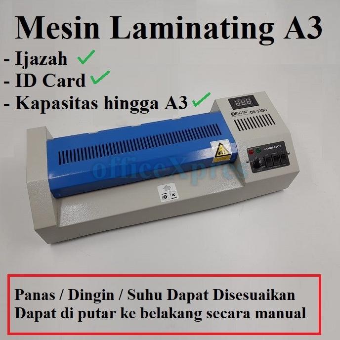 

[BISA COD] Mesin Laminating Origin OR-330