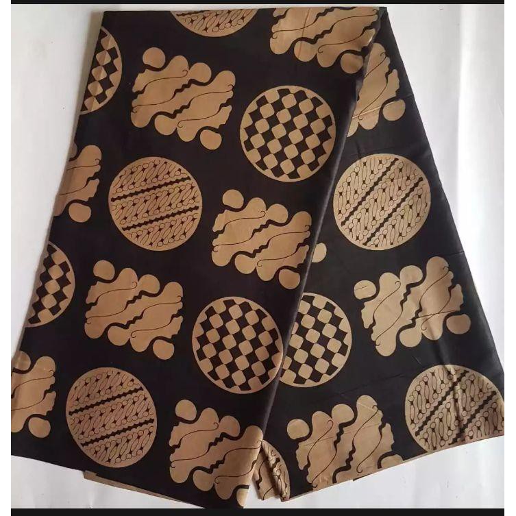 KAIN BATIK HITAM COKLAT KAIN BATIK PEKALONGAN