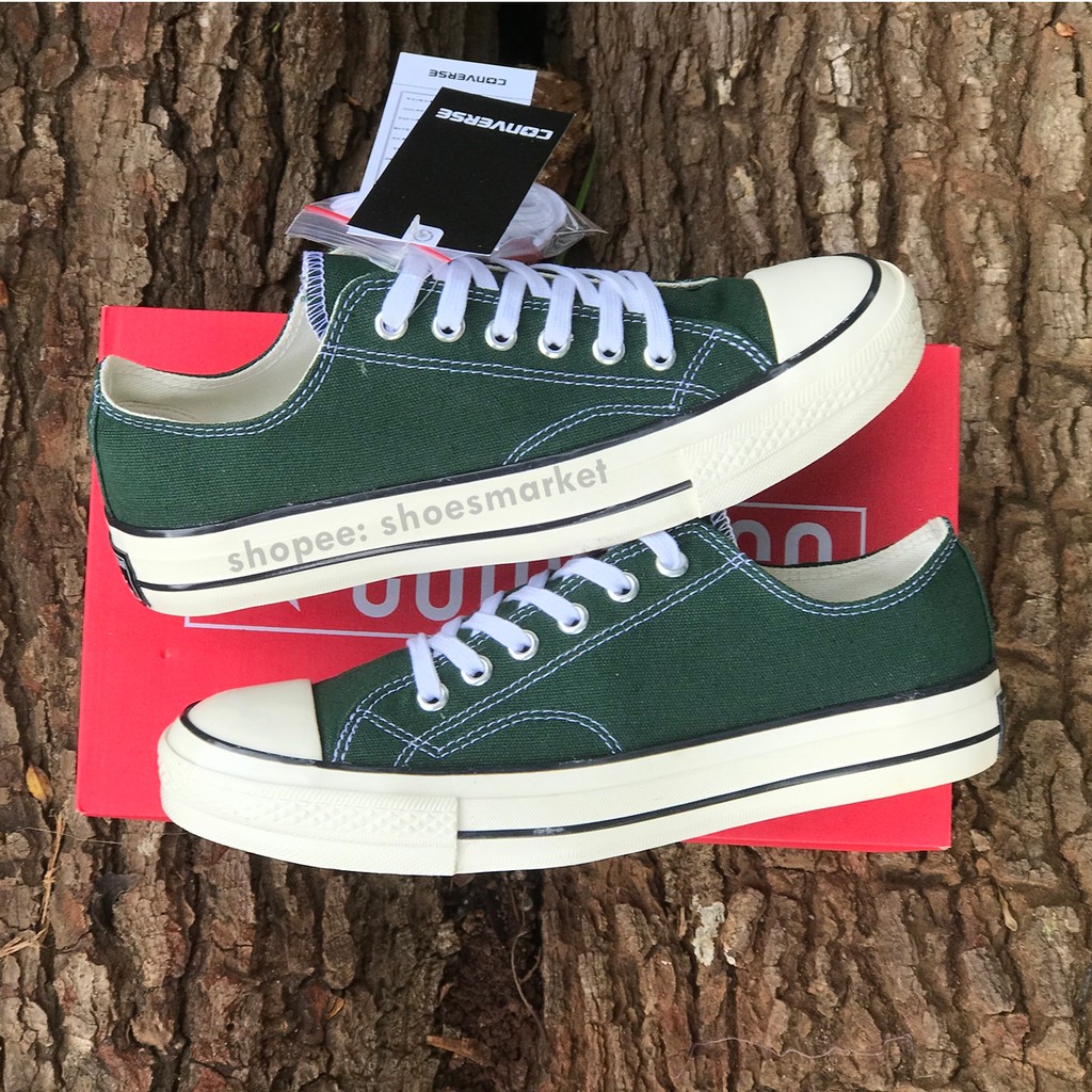 SEPATU CONVERSE 70S LOW GREEN HERBAL ALL STAR CHUCK TAYLOR OBRAL MURAH