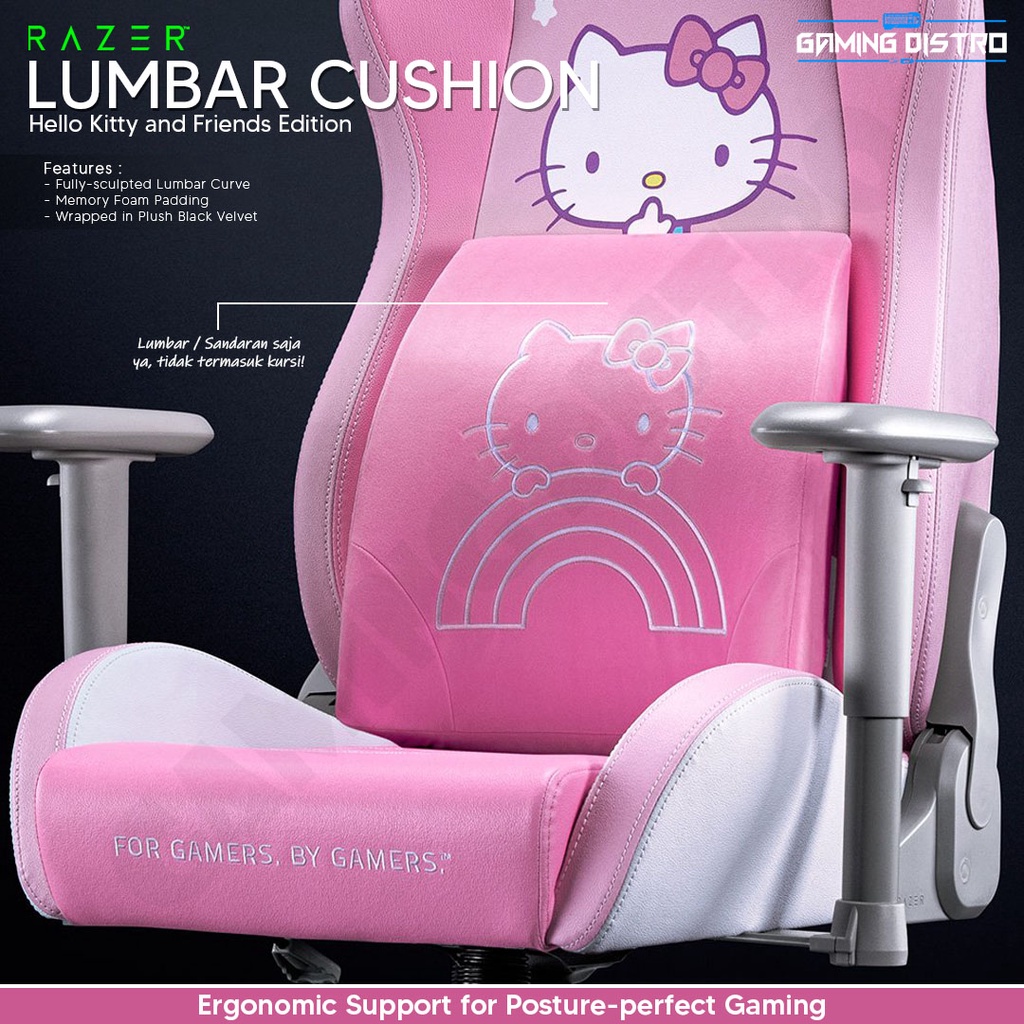 Razer Lumbar Cushion Hello Kitty and Friends Edition