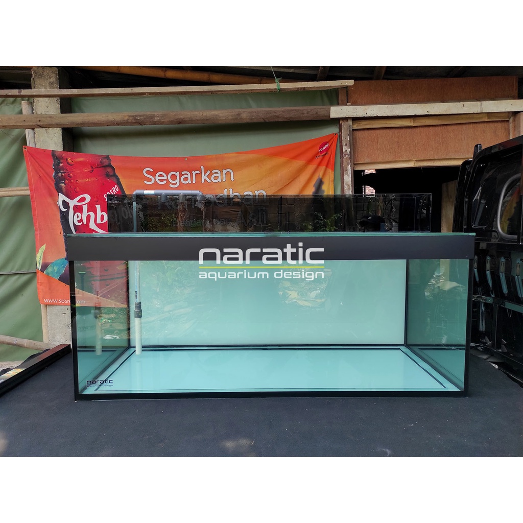 Aquarium 170x70x70 full 12mm top filter kaca