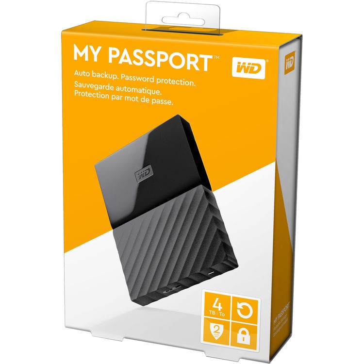 Hardisk External WD My Passport 4TB Usb 3.0