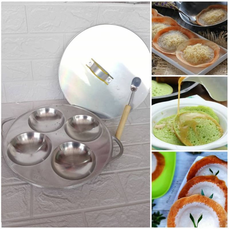 Cetakan Apem Selong Tebal  Cetakan Serabi isi 4