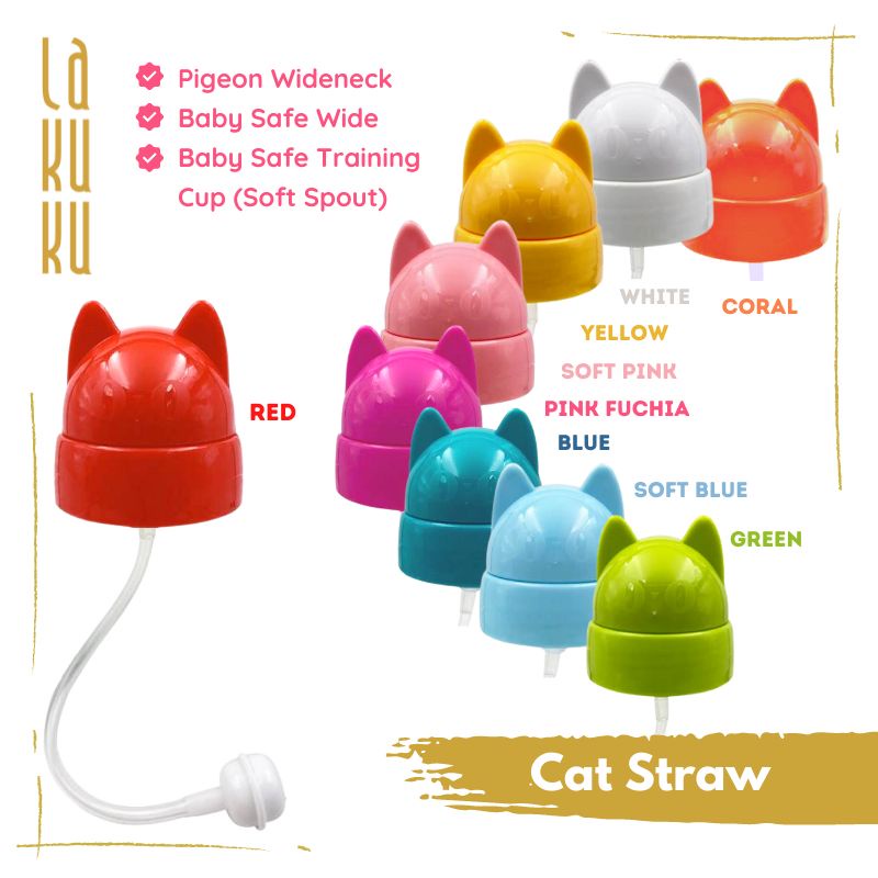 Lakuku - [GROSIR] Cat Straw Tambahan Sedotan untuk botol Pigeon