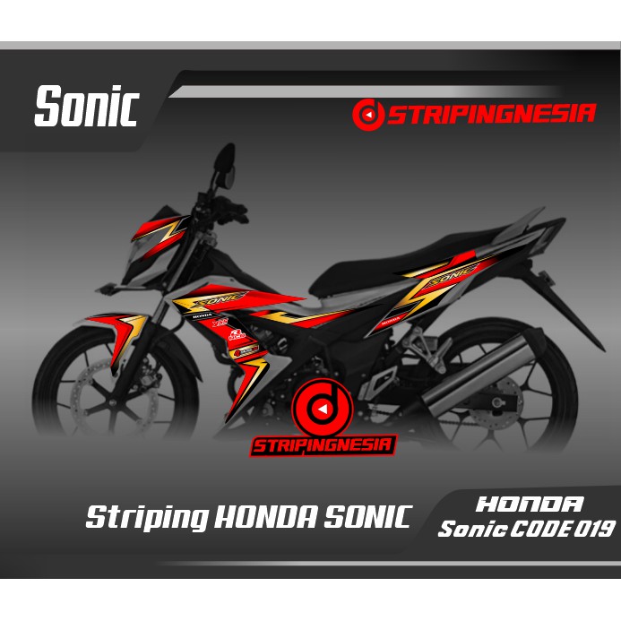 Striping Sonic - Stiker Sonic - Striping Honda Sonic - Variasi Honda Sonic - Sonic - Honda Sonic