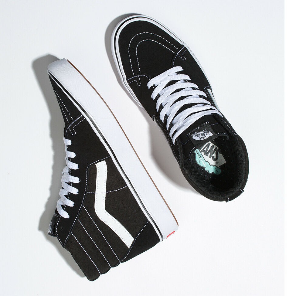 BNIB Sepatu Sneakers Vans® SK8-HI BW Comfycush 100% ORIGINAL LEGIT