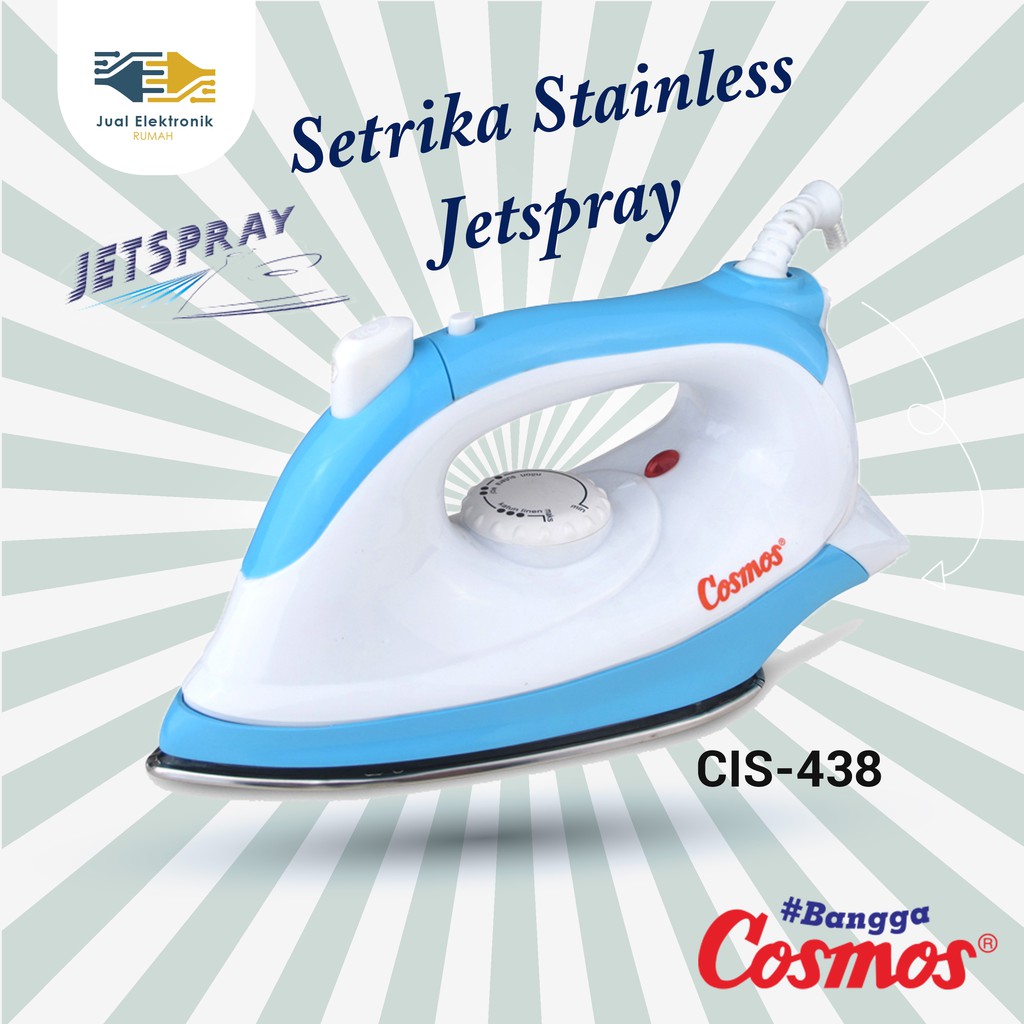 Setrika Jetspray Gosokan Listrik Cosmos CIS438