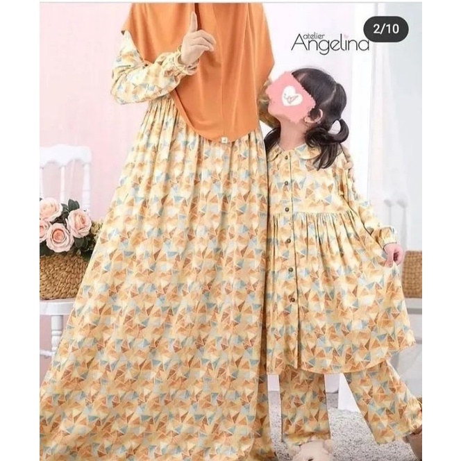atelier angelina set louvre anak size 2-4y
