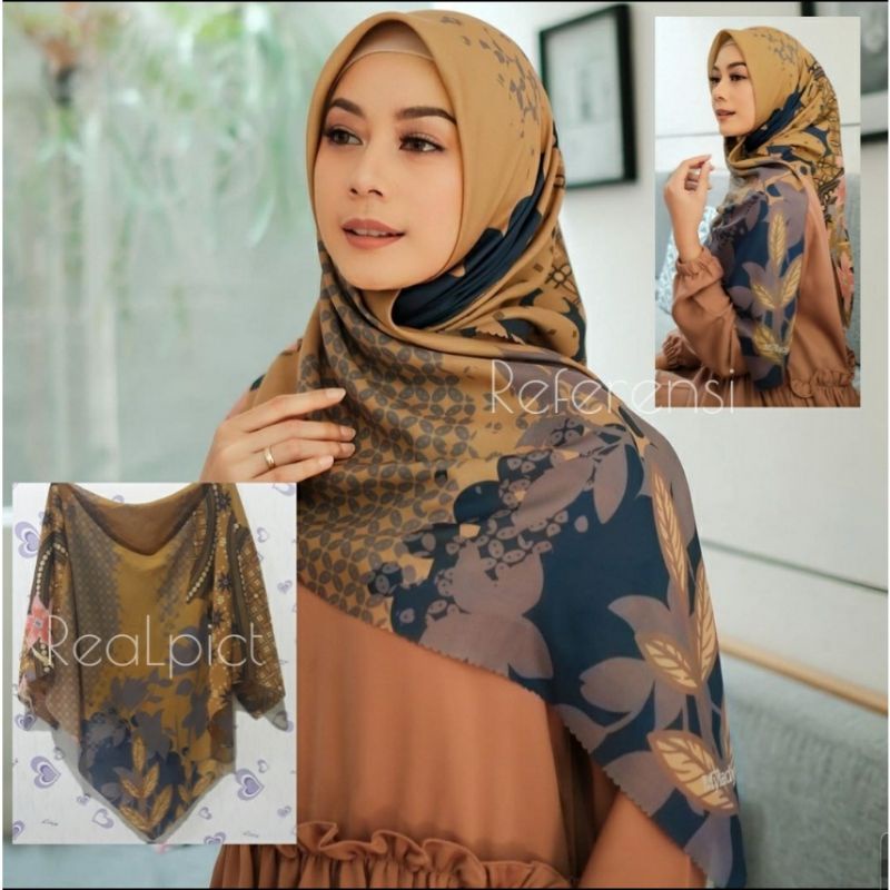 HIJAB SEGI EMPAT PREMIUM/Hijab segi empat motif