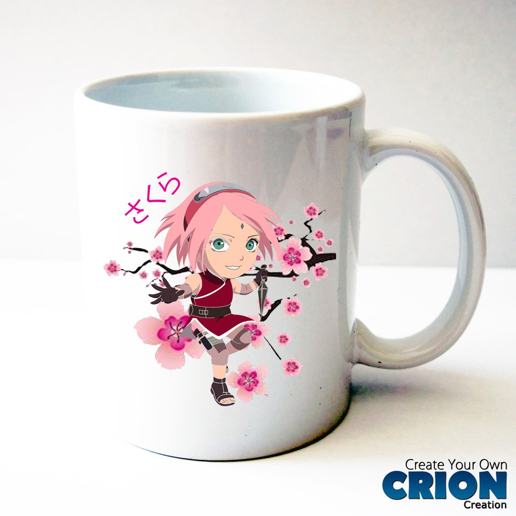 Gelas Mug Naruto Team 7 - Hadiah / Ulang Tahun - By Crion