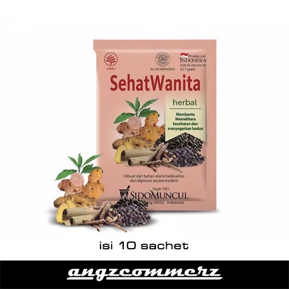 

SIDOMUNCUL Sehat Wanita Jamu Minuman Herbal 10 pcs