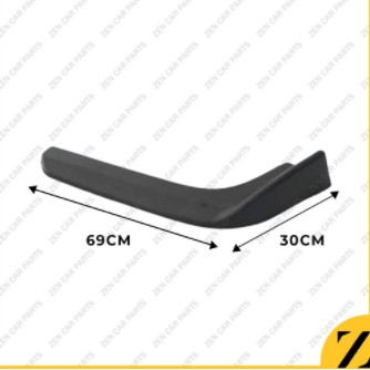 Universal Winglet Bumper Spoiler Car Front Bemper / Diffuser Depan 2pcs kiri kanan