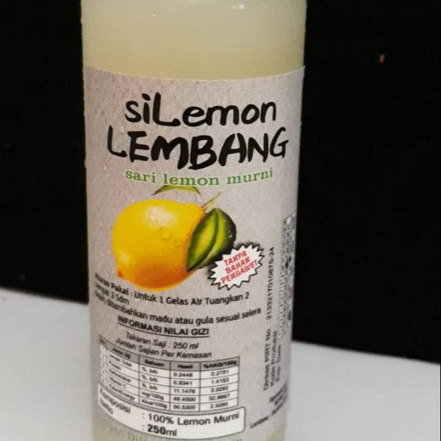 

Sari lemon 100% murni