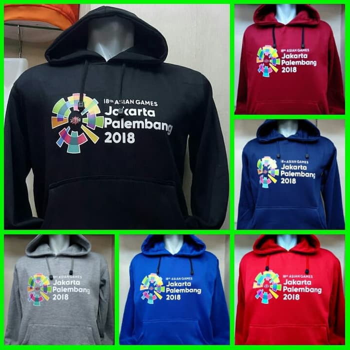 Jaket / Sweater / Hoodie Asian Games Kaos Asian Ga FASHION DISTRO COWOK CEWEK GAYA TERBARU ABG N1N7