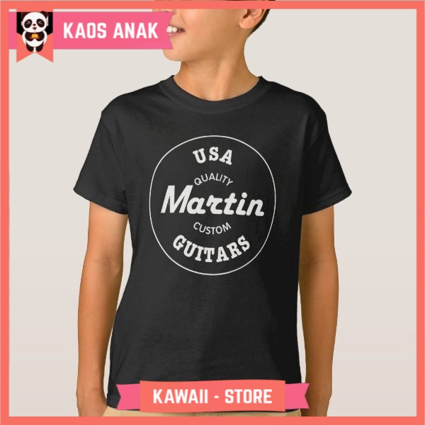 Kaos Baju Anak MartinGuitar Premium Quality
