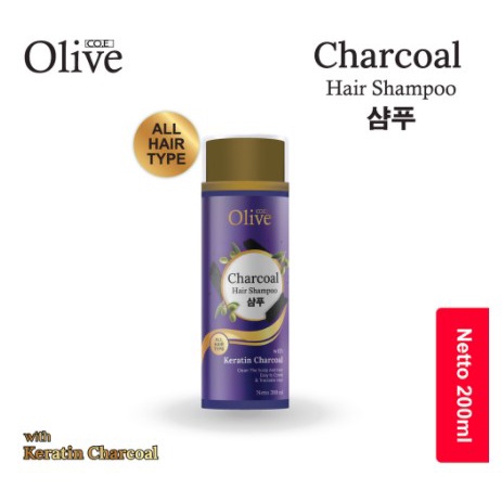 ★ BB ★  SYB Co.e Olive Charcoal Hair Shampoo - Conditioner - 200ml