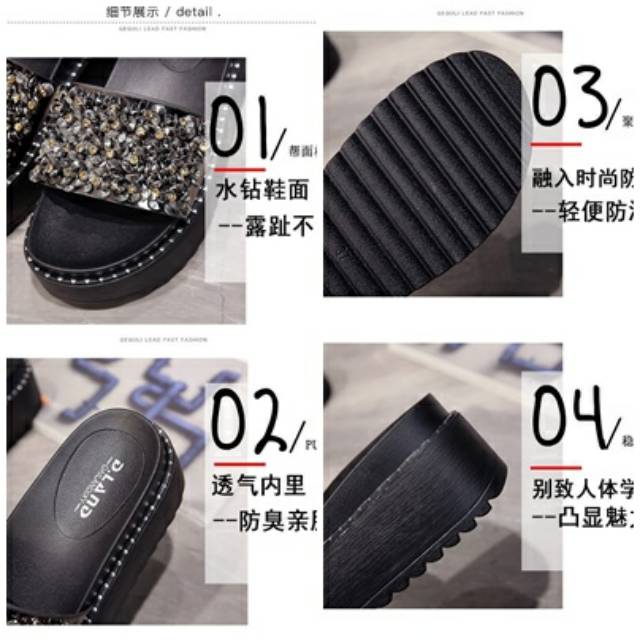 WEDGES SLIP ON KOREA#3119